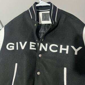 Givenchy Black and White Varsity Jacket